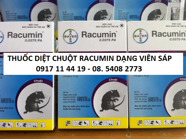Thuốc diệt chuột racumin paste - dạng viên sáp mới