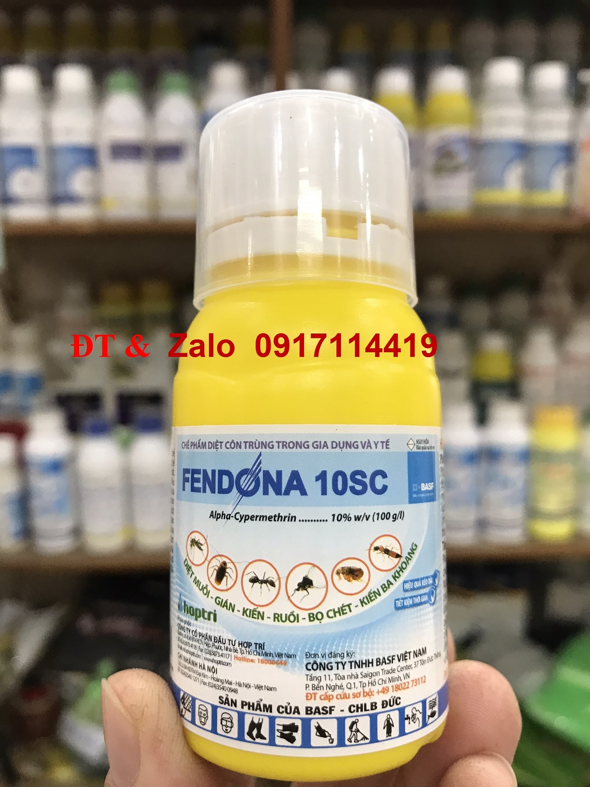 Thuốc diệt muỗi FENDONA 10SC 50ml giá rẻ Shopee