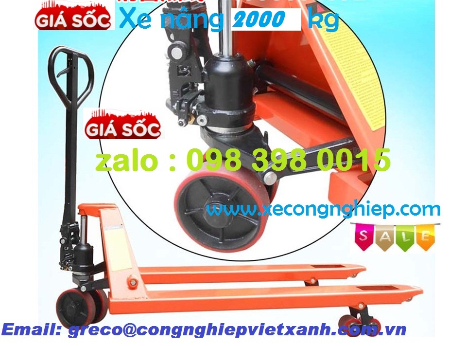 Xe nâng tay 2500kg hiệu Niuli