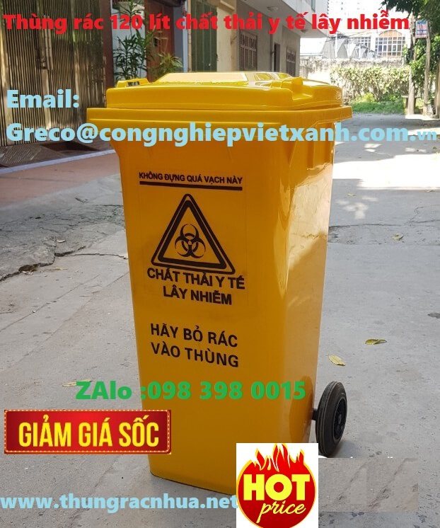 Thùng rác nhựa 240 lít - Tối ưu mọi nhu cầu vệ sin