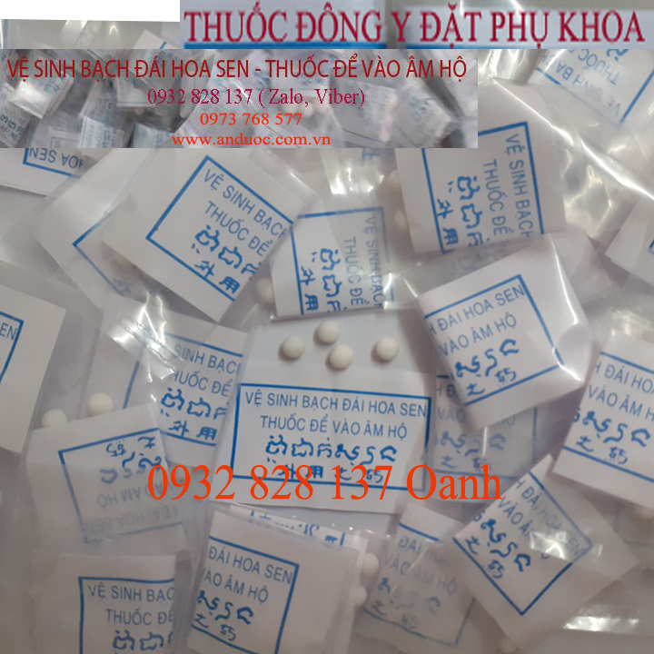 Đặt phụ khoa đông y chính hãng bạch đái hoa sen