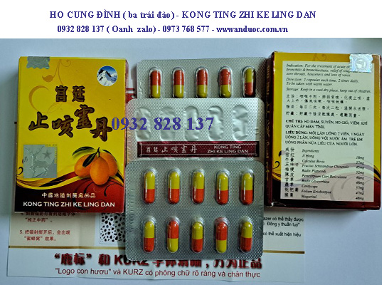 Thuốc ho cung đình chính hãng hongkong