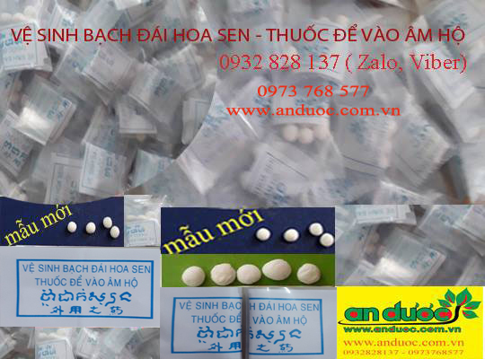 Bán lẻ sỉ viên đặt phụ khoa bạch đái hoa sen