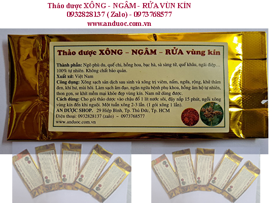 Thảo dược xông vùng kín cho chị em mình