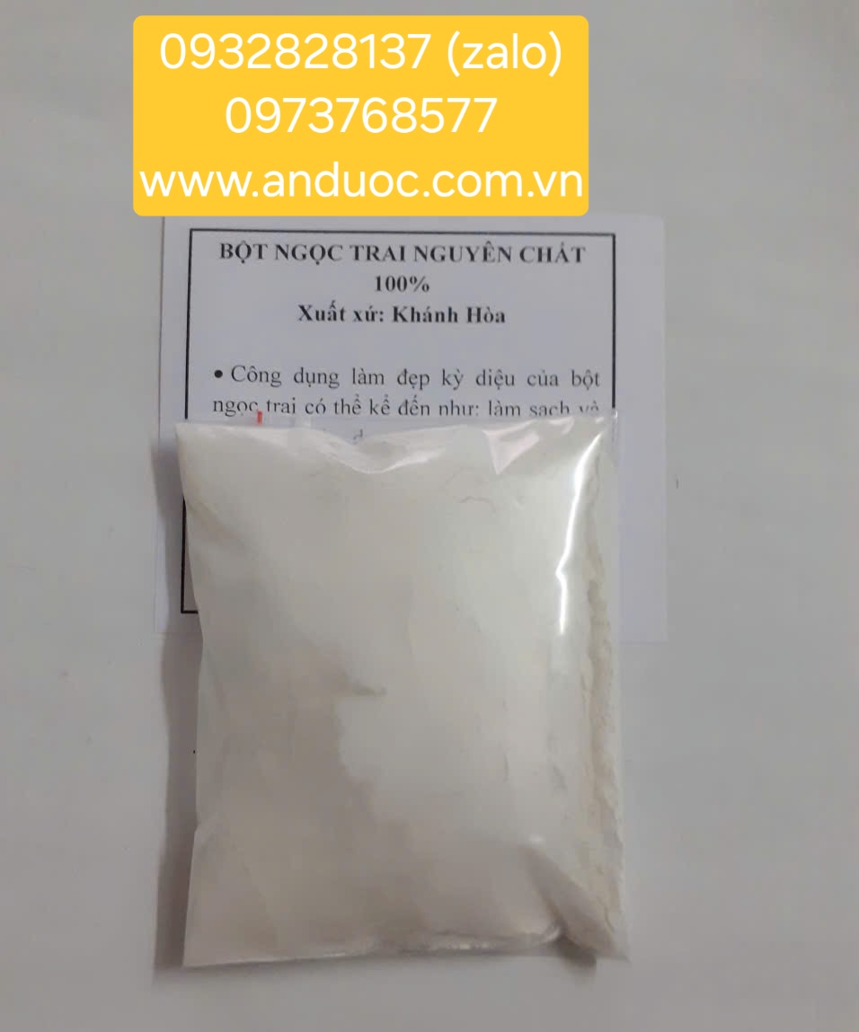 Bột ngọc trai nguyên chất đắp mặt đẹp da