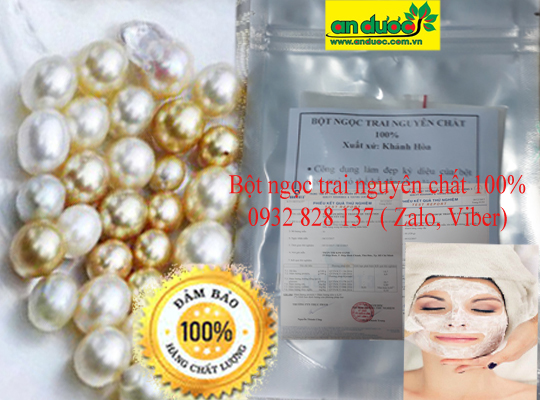 Công dụng ngọc trai nguyên chất làm đẹp da