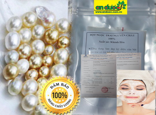 bột ngọc trai massage nguyên chất làm đẹp