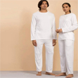 Áo phông thun cotton hữu cơ trắng