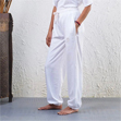 Quần cotton hữu cơTrắng